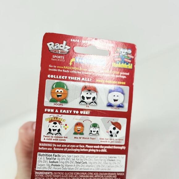 Radz Sports Crazy Candy Dispenser “Jaxon” PEZ Collector - Picture 8 of 9